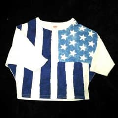 ANAP kids アメリカ 国旗風 ドルマン カットソー 半袖 アナップのサムネイル