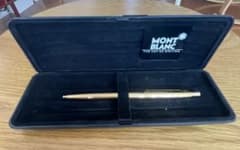 MONTBLANC ボールペン ゴールドカラー 専用ケース付き 訳あり - メルカリ