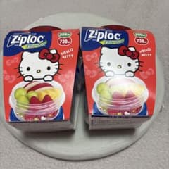 ハローキティ ジップロック コンテナ スクリューロック サンリオ 2個