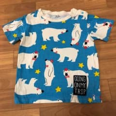 白クマTシャツ　100サイズのサムネイル