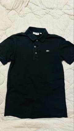 LACOSTE ラコステ ポロシャツ ブラック スリムフィット 銀ワニのサムネイル