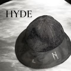 hydeグッズハット美品 美品】HYDE グッズ メッシュハット 帽子 ブラック ラルク ハイド