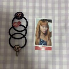TWICE ヘアゴム フォトカード セットのサムネイル
