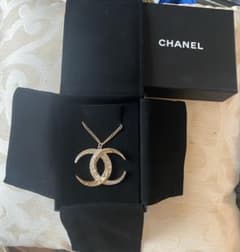 CHANEL ココマークB15Cネックレス ゴールドメッキラインストーン 