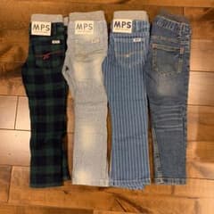 Right-on キッズデニム　110サイズ　４本セットのサムネイル