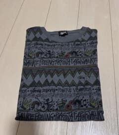 old stussy 総柄Tシャツ ラスタ　Tom Tom 黒タグ　初期 初期 80's OLD STUSSY 総柄Tシャツ TOMTOM - メルカリ