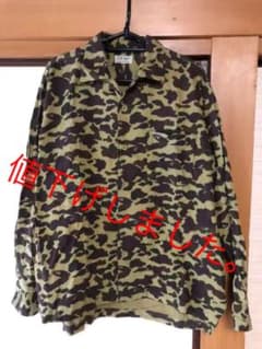 APE  迷彩  コットン100%シャツのサムネイル