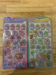 【正規品】うるちゅるポップシール2種セット おぱんちゅうさぎのサムネイル