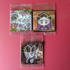 鬼滅の刃 にふぉるめーしょん ウエハース ディフォルメシールのみ 童磨 ３種