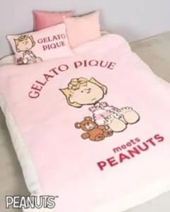 中古/美品】ジェラピケ PEANUTS ジャガードマルチカバー（ブランケット