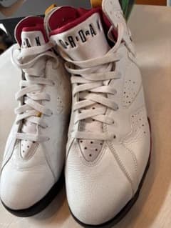 NIKE AIR JORDAN 7 スニーカー ホワイト レッドのサムネイル