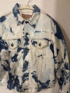 【Levi’s】古着　リーバイス デニムジャケット タイダイ ブリーチGジャンのサムネイル