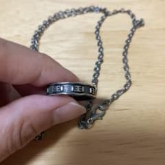リングトップ ネックレス シルバーカラー
