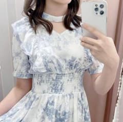 evelyn 花柄チョーカーOP ワンピース エブリン 齊藤なぎさ アンミールのサムネイル