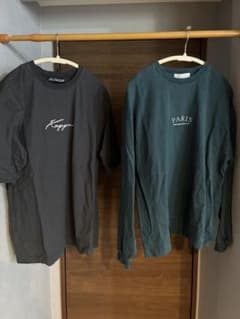 Kappa & comfirm長袖半袖Tシャツセットのサムネイル