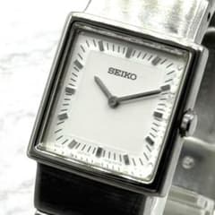 SEIKO 新品電池 極美品 稼働品 腕時計 1N00-6J40 スクエア - メルカリ