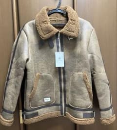 ★定価12万 FRANKLIN MUSK 新品レザー羊革100% サイズＬのサムネイル