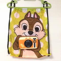 値下げ♡新品タグ付き☆チップ&デール♡ポケッタブルナップザックのサムネイル