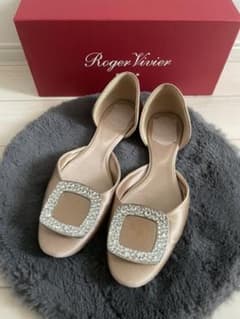 ROGERVIVIER サテン　フラット　パンプスのサムネイル