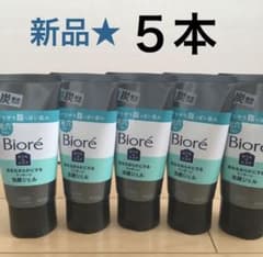 ビオレ　おうちdeエステ　 肌をなめらかにするマッサージ洗顔ジェル炭5本セットのサムネイル