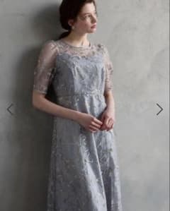 【AIMER】ビオラ刺繍ドレスのサムネイル