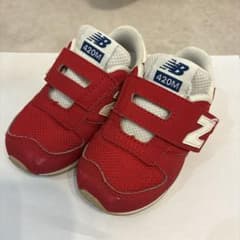 New Balance 420M 赤 ベルクロスニーカー 13.5のサムネイル