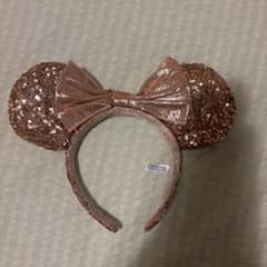 ディズニー スパンコール カチューシャ ローズゴールドのサムネイル