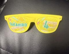 TAKAHIRO 4 サングラス イエロー ライブグッズのサムネイル