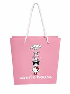 Sanrio House ショップ袋 紙袋 ピンクのサムネイル