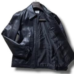 未使用級美品 ジェイプレス ラムレザージャケット ブラック M-L相当 羊 