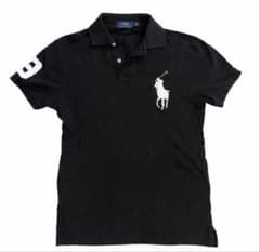 希少 Polo Ralph Laurenビッグポニー ブラック M 短丈