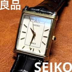 A166希少 稼動品 SEIKO DOLCE レクタンギュラー90年代 - メルカリ