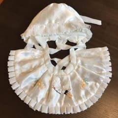 お宮参り　帽子　よだれかけ　スタイ　セットのサムネイル