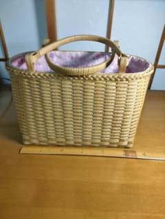 かごバッグ 籠バッグ 内布付きのサムネイル