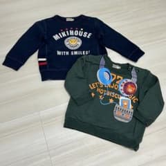 ミキハウス　ホットビスケッツ　トレーナーのサムネイル
