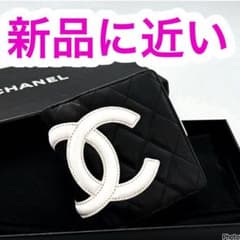 新品に近い❤️シャネル✨マトラッセ✨カンボン✨ブラック✨二つ折り