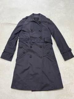 allureville トレンチコート ネイビー ベルト付 ロング丈　ライナー付のサムネイル