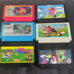 ファミコン ソフト 6本セット まとめ売りのサムネイル
