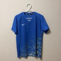 MIZUNO ミズノ テニス ウェア 半袖 ブルーのサムネイル