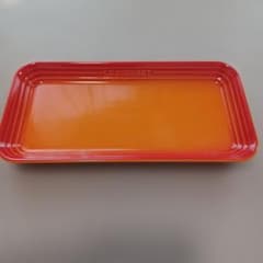 【新品未使用】ルクルーゼ　スクエア レクタンギュラー 29cm オレンジ ルクルーゼ レクタンギュラープレート オレンジ 未使用 - メルカリ