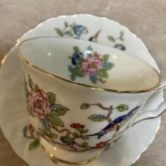 エインズレイ、カップアンド&ソーサー 花鳥柄 金彩のサムネイル