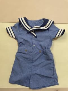 セーラー風 ロンパース ベビー服　90〜100cmのサムネイル
