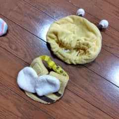 ペットパラダイス　はちなりきり　首輪　帽子セットのサムネイル