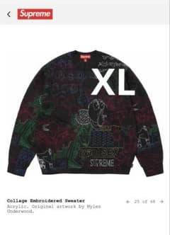 Supreme Collage Embroidered Sweaterのサムネイル