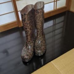 melissa ヒョウ柄 レインブーツ - メルカリ