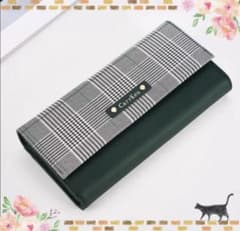 ♥即購入OK♥【グリーン】(❁ᴗ͈ˬᴗ͈)◞新品送料無料 長財布 大人気のサムネイル