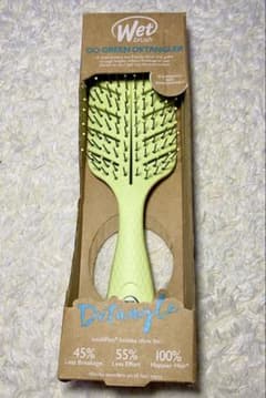 Wet brush GO GREEN DETANGLER ヘアブラシ 新品未使用のサムネイル