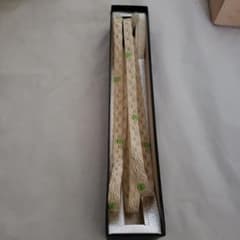 Thumbnail of 帯締め 生成り色×黄緑色ドット柄 和装小物