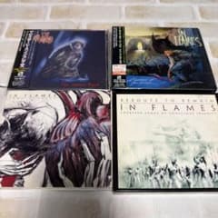 IN FLAMES（インフレイムス） CD・DVD セット　希少盤あり 初回日本盤帯付】IN FLAMES 4枚セット インフレイムス メロデス - メルカリ