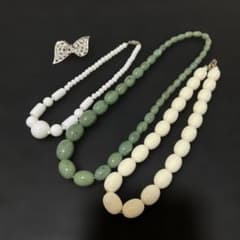 アクセサリー レディース ネックレス ブローチ まとめて売る 4点セット